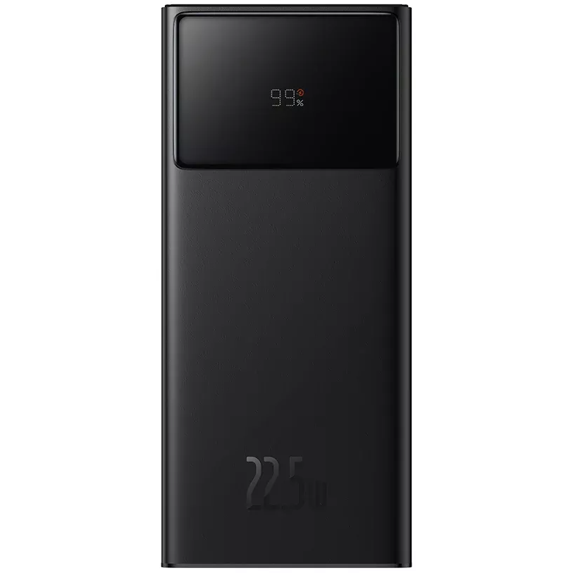 Baterie Externa Baseus Star Lord, 30000mAh, 22.5W, QC + PD, 1 x USB-C - 2 x USB-A, Neagra PPXJ080101