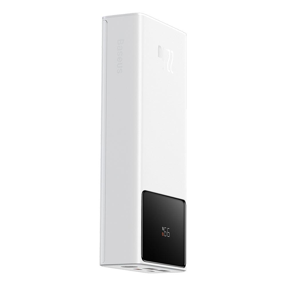 Baterie Externa Baseus Star Lord, 20000mAh, 22.5W, QC + PD, 1 x USB-C - 2 x USB-A, Alba PPXJ080002