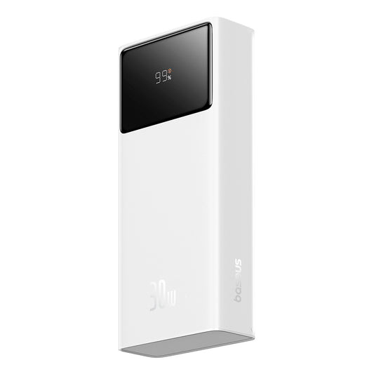 Baterie Externa Baseus Star Lord, 20000mAh, 30W, QC + PD, 1 x USB-C - 2 x USB-A, Alba P10022904213-00