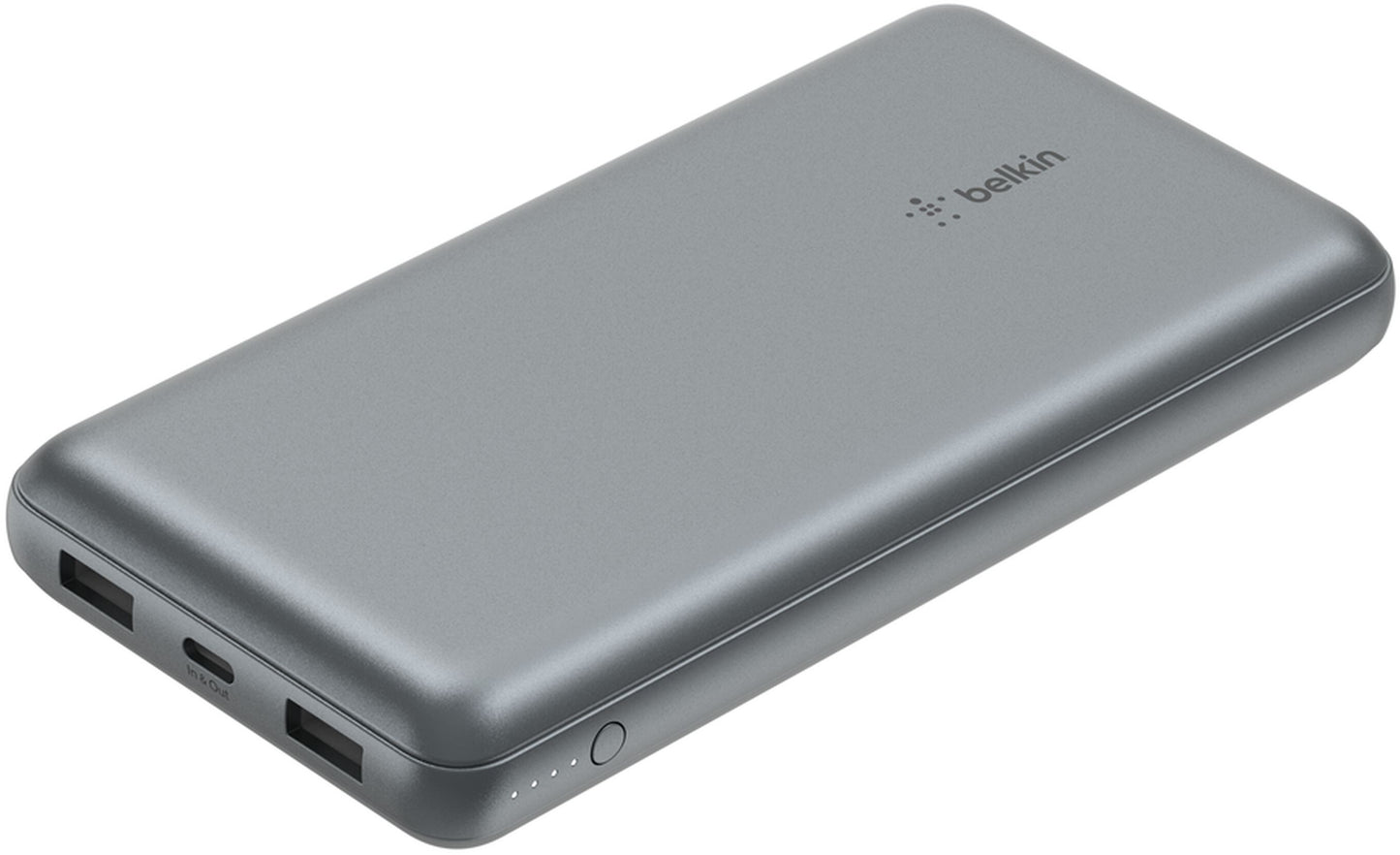 Baterie Externa Belkin BoostCharge Pro, 20000mAh, 15W, 1 x USB-C - 2 x USB-A, Gri BPB012btGY