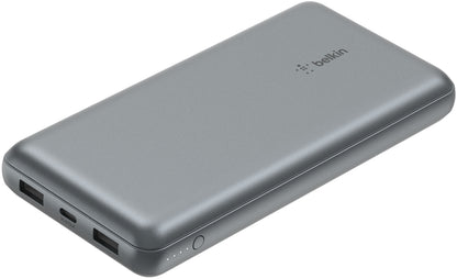 Baterie Externa Belkin BoostCharge Pro, 20000mAh, 15W, 1 x USB-C - 2 x USB-A, Gri BPB012btGY