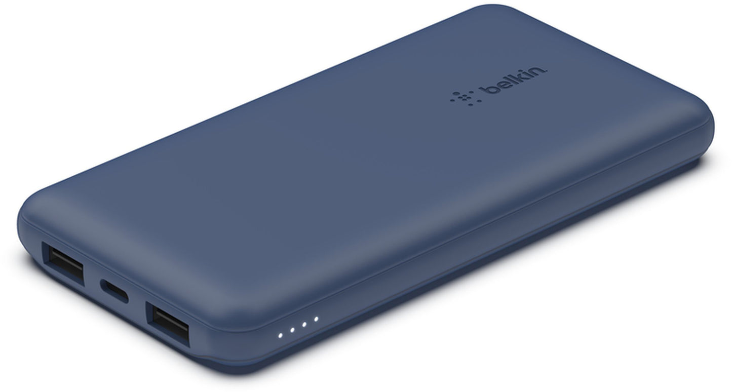 Baterie Externa Belkin BoostCharge, 10000mAh, 15W, 1 x USB-C - 2 x USB-A, Bleumarin BPB011btBL