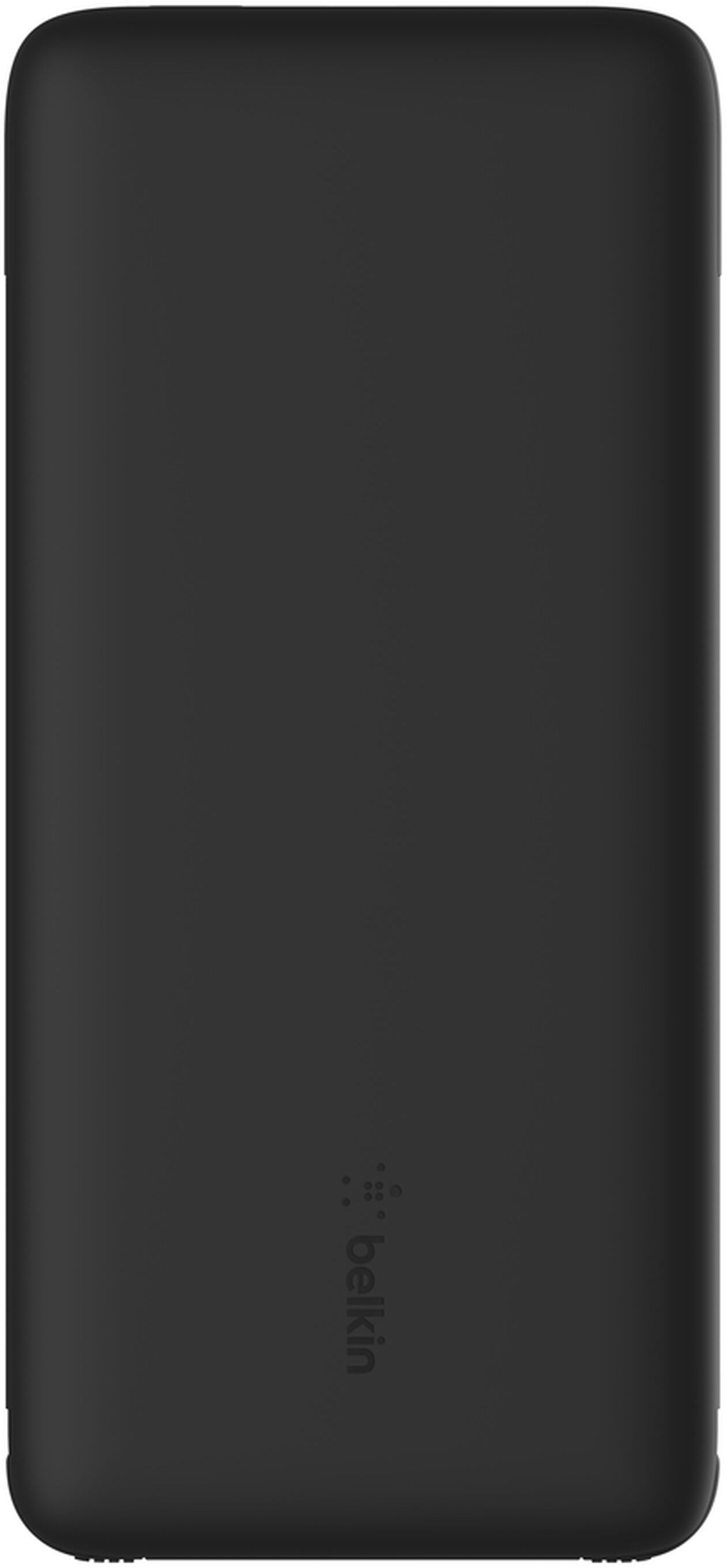 Baterie Externa Belkin BoostCharge Plus, 10000mAh, 23W, QC + PD, 1 x Lightning - 2 x USB-C, Neagra BPB006btBLK