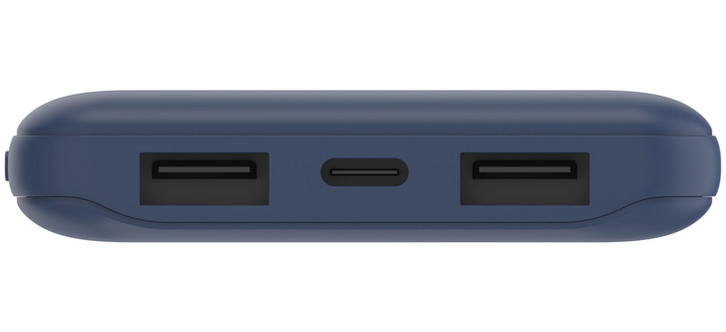 Baterie Externa Belkin BoostCharge, 10000mAh, 15W, 1 x USB-C - 2 x USB-A, Bleumarin BPB011btBL