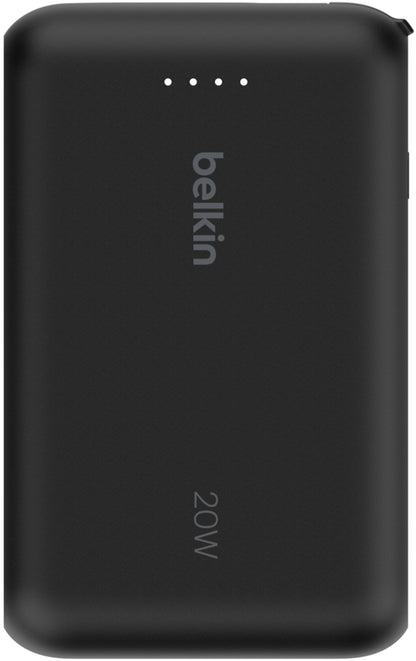 Baterie Externa Belkin BoostCharge, 10000mAh, 20W, PD, 2 x USB-C, Neagra BPB021hqBK