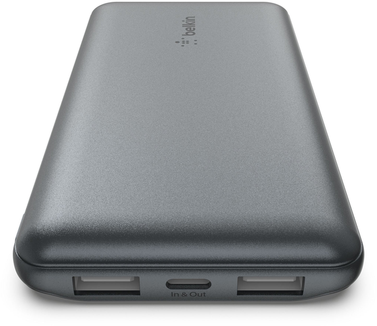 Baterie Externa Belkin BoostCharge, 10000mAh, 15W, 1 x USB-C - 2 x USB-A, Gri BPB011btGY
