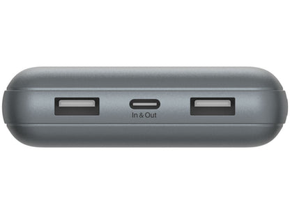 Baterie Externa Belkin BoostCharge Pro, 20000mAh, 15W, 1 x USB-C - 2 x USB-A, Gri BPB012btGY