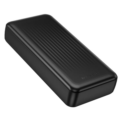 Baterie Externa Borofone BJ80A Clever, 20000mAh, 22.5W, QC + PD, 1 x USB-C - 2 x USB-A, Neagra