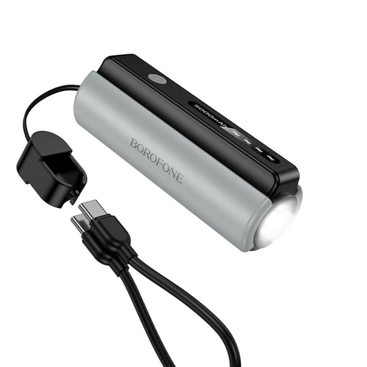 Baterie Externa Borofone BJ87 Star, 5000mAh, 10W, 1 x USB-C, Gri
