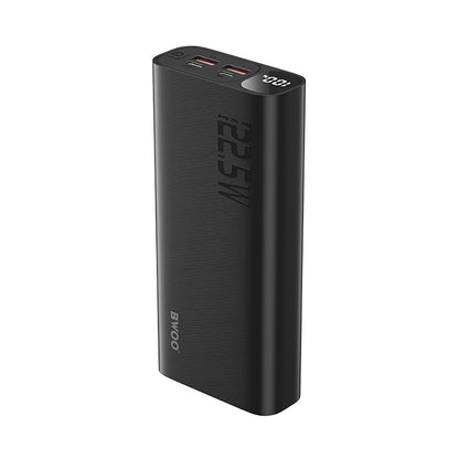 Baterie Externa BWOO BO-P44, 20000mAh, 22.5W, QC + PD, 1 x USB-C - 2 x USB-A, Neagra