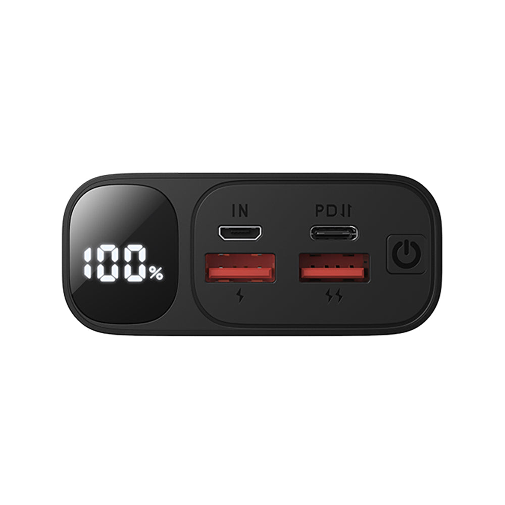 Baterie Externa BWOO BO-P44, 20000mAh, 22.5W, QC + PD, 1 x USB-C - 2 x USB-A, Neagra
