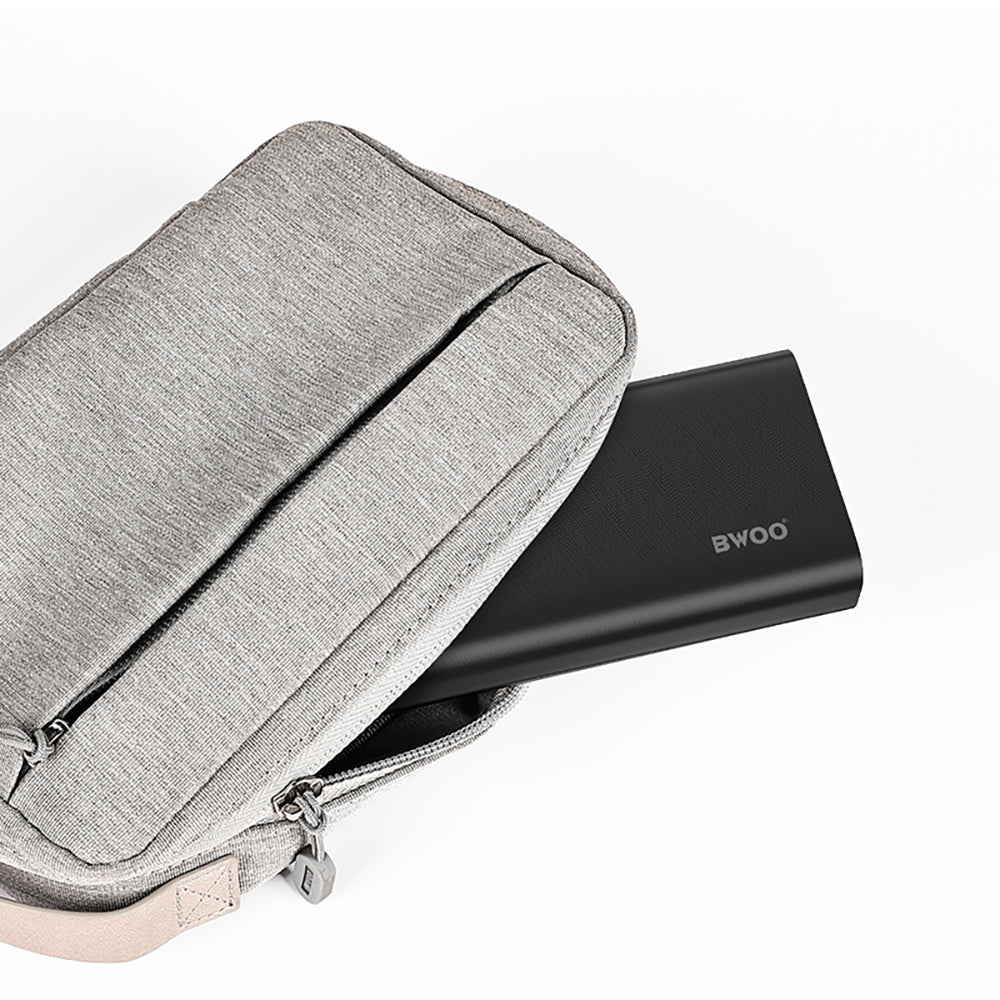 Baterie Externa BWOO BO-P44, 20000mAh, 22.5W, QC + PD, 1 x USB-C - 2 x USB-A, Neagra