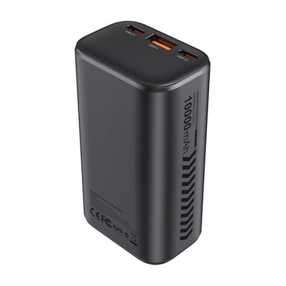 Baterie Externa Choetech B701, 10000mAh, 30W, QC + PD, 1 x USB-A - 2 x USB-C, Neagra