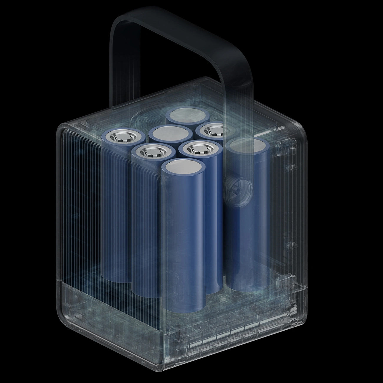 Baterie Externa Cuktech, 40000mAh, 300W, QC + PD + FQI, 1 x QI - 2 x USB-A - 2 x USB-C, Neagra