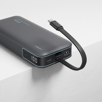 Baterie Externa Cuktech LPB200N, 20000mAh, 40W, QC + PD, 1 x USB-A - 2 x USB-C, Neagra