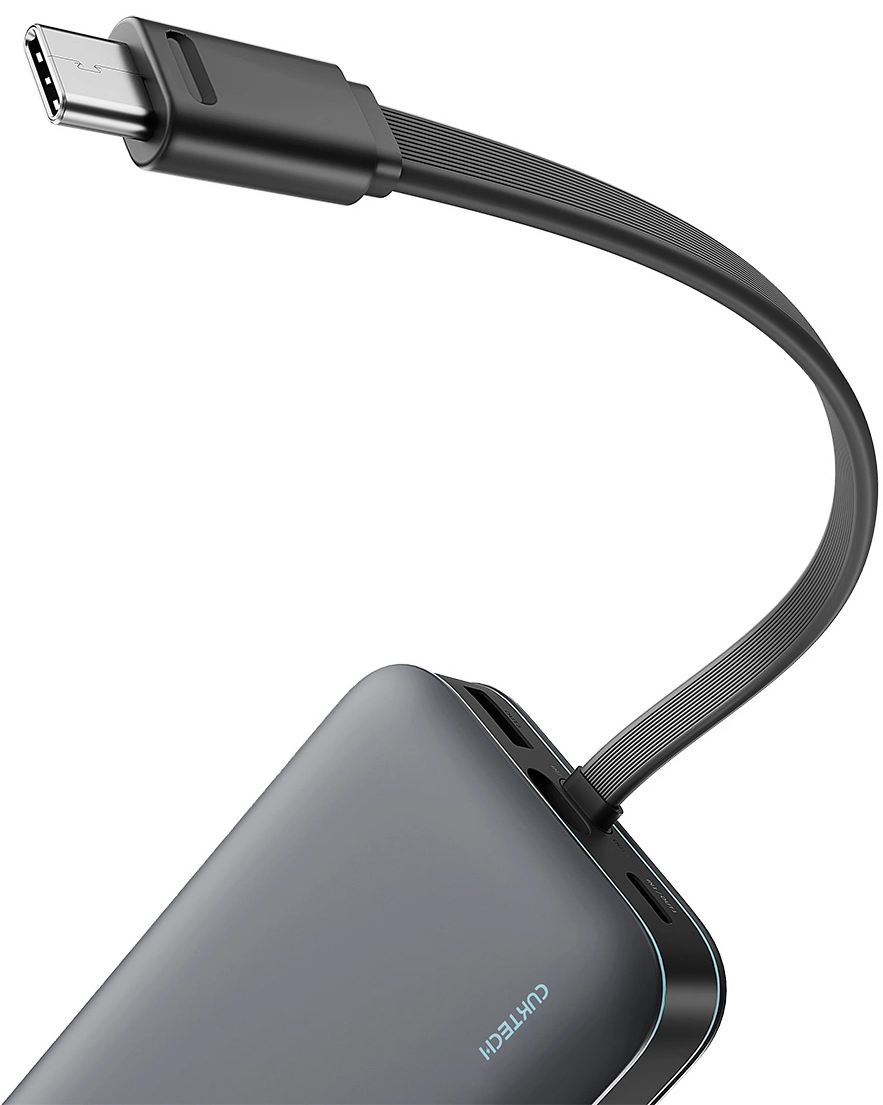 Baterie Externa Cuktech LPB200N, 20000mAh, 40W, QC + PD, 1 x USB-A - 2 x USB-C, Neagra