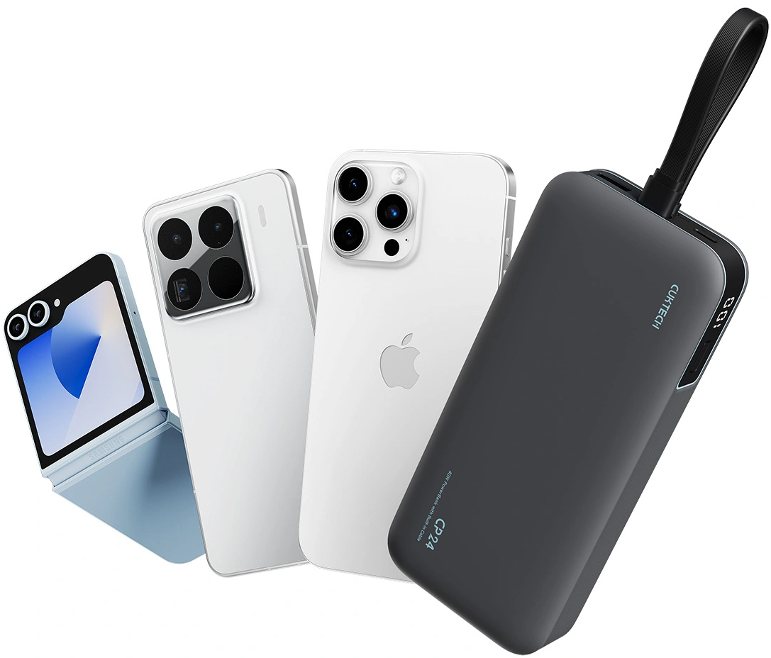Baterie Externa Cuktech LPB200N, 20000mAh, 40W, QC + PD, 1 x USB-A - 2 x USB-C, Neagra