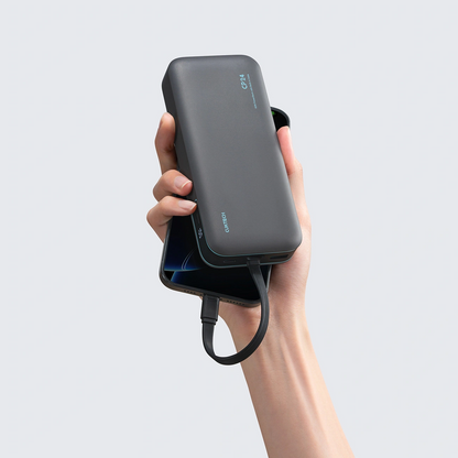 Baterie Externa Cuktech LPB200N, 20000mAh, 40W, QC + PD, 1 x USB-A - 2 x USB-C, Neagra