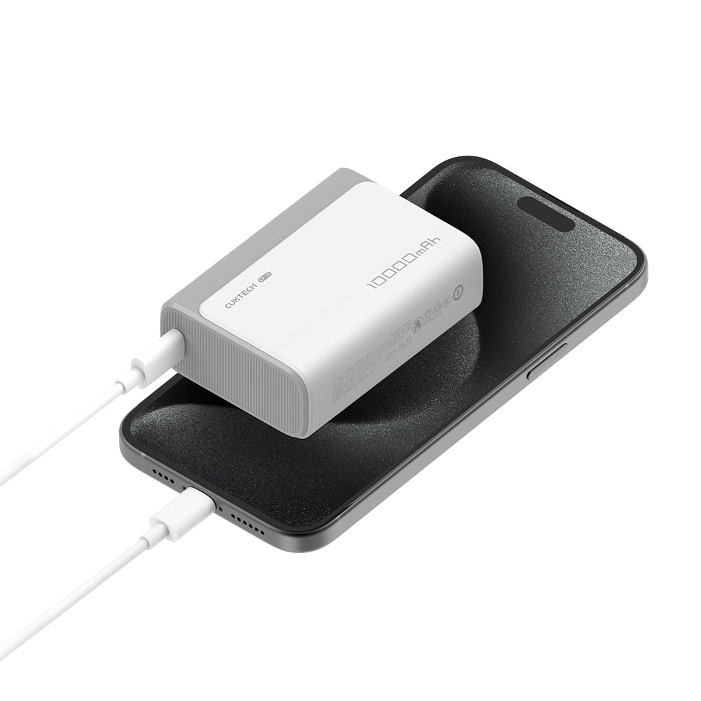 Baterie Externa Cuktech CP13, 10000mAh, 30W, QC + PD, 1 x USB-A - 1 x USB-C, Roz CUK0PB100DPK