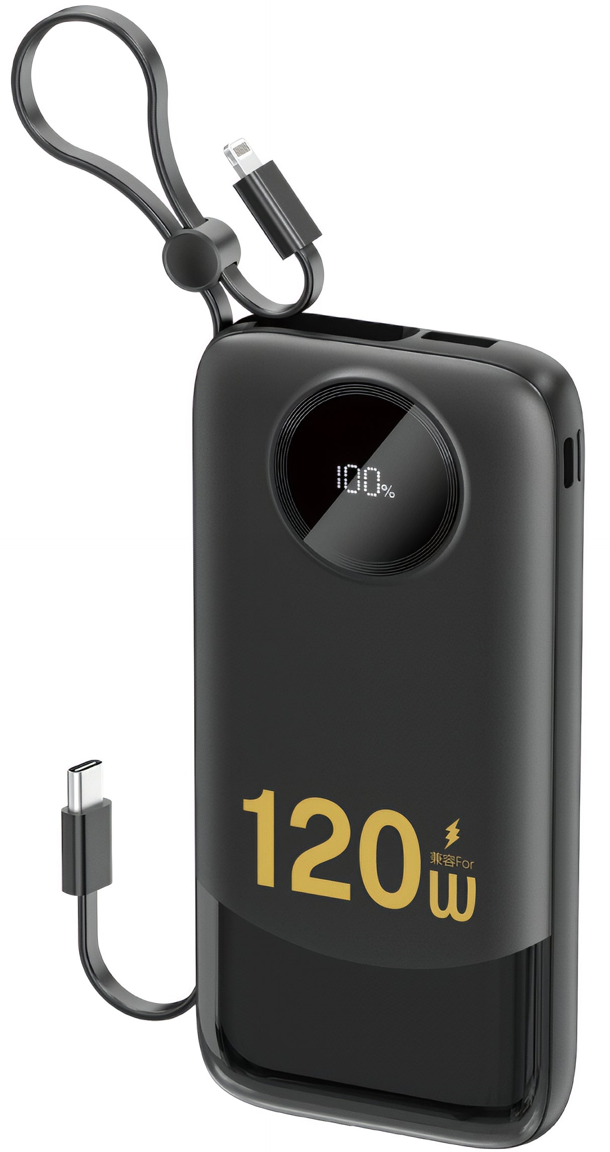 Baterie Externa Dudao K13, 10000mAh, 22.5W, QC + PD, 1 x Lightning - 1 x USB-A - 2 x USB-C, Neagra