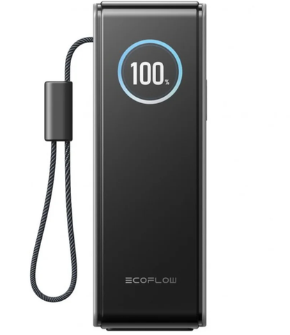 Baterie Externa EcoFlow Rapid, 25000mAh, 170W, QC + PD, 1 x USB-A - 3 x USB-C, Gri