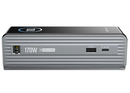 Baterie Externa EcoFlow Rapid, 25000mAh, 170W, QC + PD, 1 x USB-A - 3 x USB-C, Gri