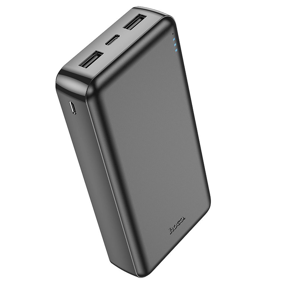 Baterie Externa HOCO J100A, 20000mAh, 10W, 2 x USB-A, Neagra