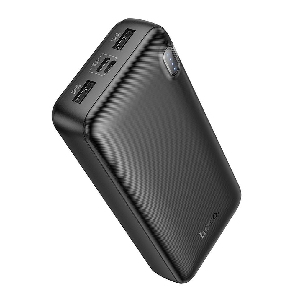 Baterie Externa HOCO J128A, 20000mAh, 10W, 2 x USB-A, Neagra, Resigilata