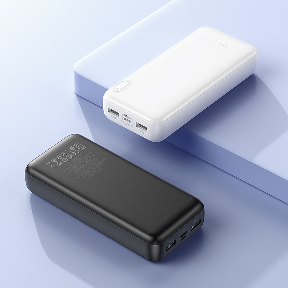 Baterie Externa HOCO J128A, 20000mAh, 10W, 2 x USB-A, Neagra, Resigilata