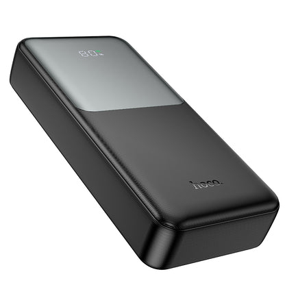 Baterie Externa HOCO J136A, 20000mAh, 22.5W, QC + PD, 1 x USB-C - 2 x USB-A, Neagra