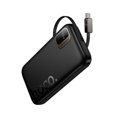 Baterie Externa HOCO Q51, 10000mAh, 20W, PD, 2 x USB-C, Neagra