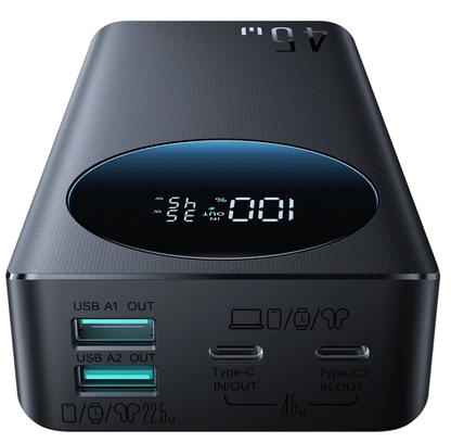 Baterie Externa Joyroom JR-PBF02 Pro, 20000mAh, 45W, QC + PD, 2 x USB-A - 2 x USB-C, Neagra