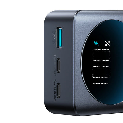 Baterie Externa Joyroom JR-PBF05 Pro, 30000mAh, 65W, QC + PD, 1 x USB-A - 2 x USB-C, Neagra
