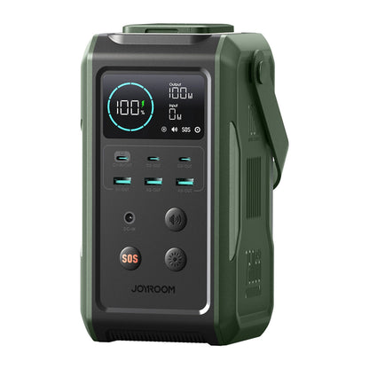 Baterie Externa Joyroom JR-PBF10, 75000mAh, 100W, QC + PD, 3 x USB-A - 3 x USB-C, Verde