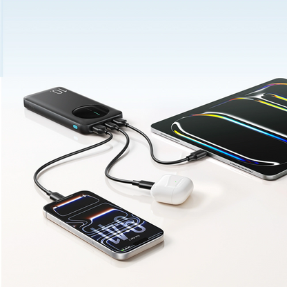 Baterie Externa Joyroom JR-PBF12 Pro, 10000mAh, 22.5W, QC + PD, 1 x USB-C - 2 x USB-A, Neagra