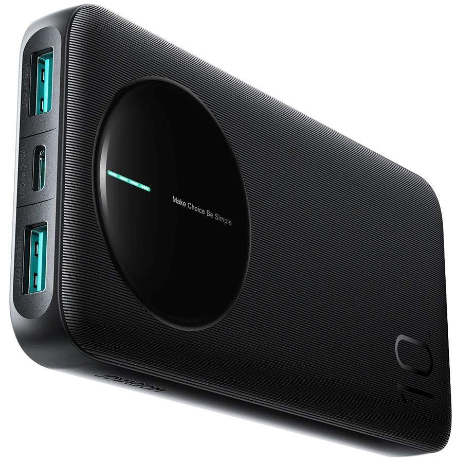 Baterie Externa Joyroom JR-PBF12 Pro, 10000mAh, 22.5W, QC + PD, 1 x USB-C - 2 x USB-A, Neagra