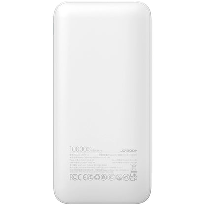 Baterie Externa Joyroom JR-PBF12, 10000mAh, 12W, 1 x USB-C - 2 x USB-A, Alba