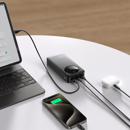 Baterie Externa Joyroom JR-PBF14, 20000mAh, 12W, 1 x USB-C - 2 x USB-A, Neagra