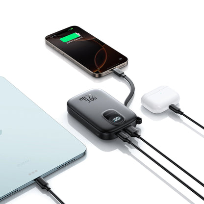 Baterie Externa Joyroom JR-PBF17, 10000mAh, 22.5W, QC + PD, 1 x USB-A - 2 x USB-C, Neagra