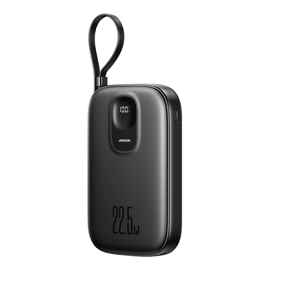 Baterie Externa Joyroom JR-PBF18, 10000mAh, 22.5W, QC + PD, 1 x Lightning - 1 x USB-A - 1 x USB-C, Neagra