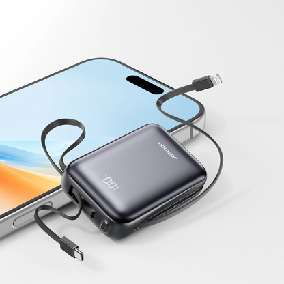 Baterie Externa Joyroom JR-PBF29, 20000mAh, 22.5W, QC + PD, 1 x Lightning - 2 x USB-C, Neagra