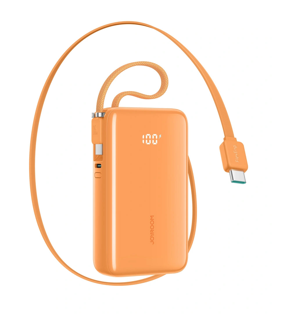 Baterie Externa Joyroom JR-PR2, 10000mAh, 35W, PD, 3 x USB-C, Portocalie