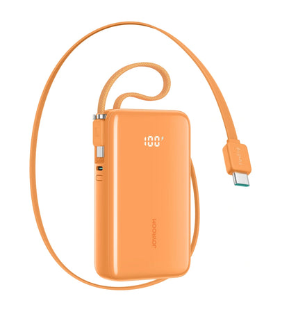 Baterie Externa Joyroom JR-PR2, 10000mAh, 35W, PD, 3 x USB-C, Portocalie