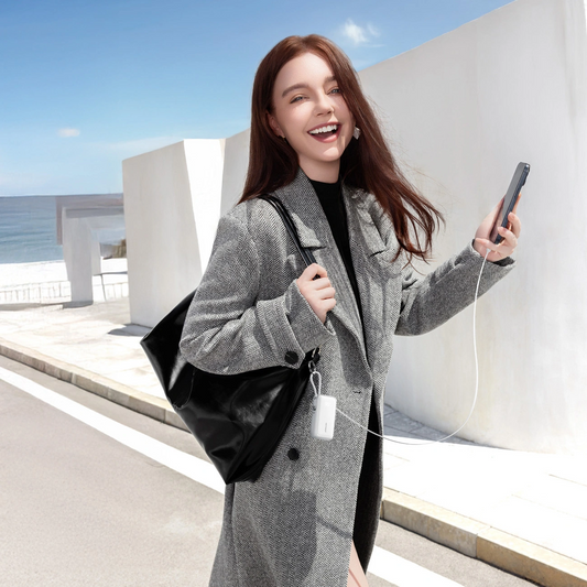 Baterie Externa Joyroom JR-PR2L, 10000mAh, 35W, QC + PD, 1 x Lightning - 1 x USB-C, Alba