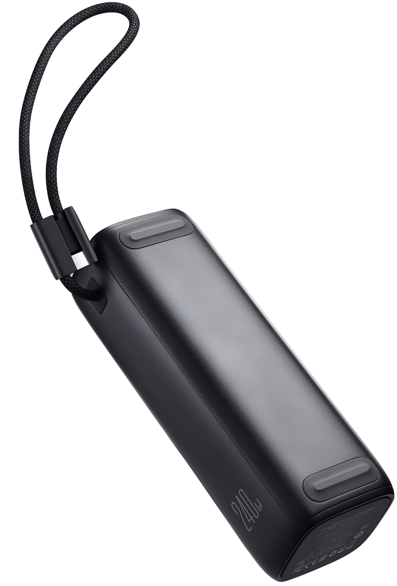 Baterie Externa Joyroom PODIX PR70, 25000mAh, 240W, QC + PD, 1 x USB-A - 3 x USB-C, Neagra