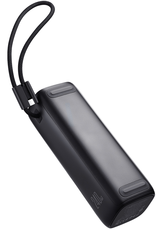 Baterie Externa Joyroom PODIX PR70, 25000mAh, 240W, QC + PD, 1 x USB-A - 3 x USB-C, Neagra