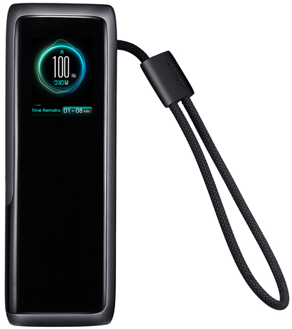 Baterie Externa Joyroom PODIX PR70, 25000mAh, 240W, QC + PD, 1 x USB-A - 3 x USB-C, Neagra