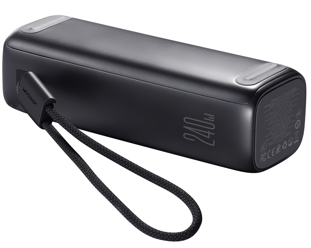 Baterie Externa Joyroom PODIX PR70, 25000mAh, 240W, QC + PD, 1 x USB-A - 3 x USB-C, Neagra