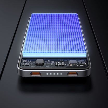 Baterie Externa Wireless McDodo MC-3781 Meta, 10000mAh, 20W, PD + FQI, 1 x QI - 2 x USB-C, Neagra