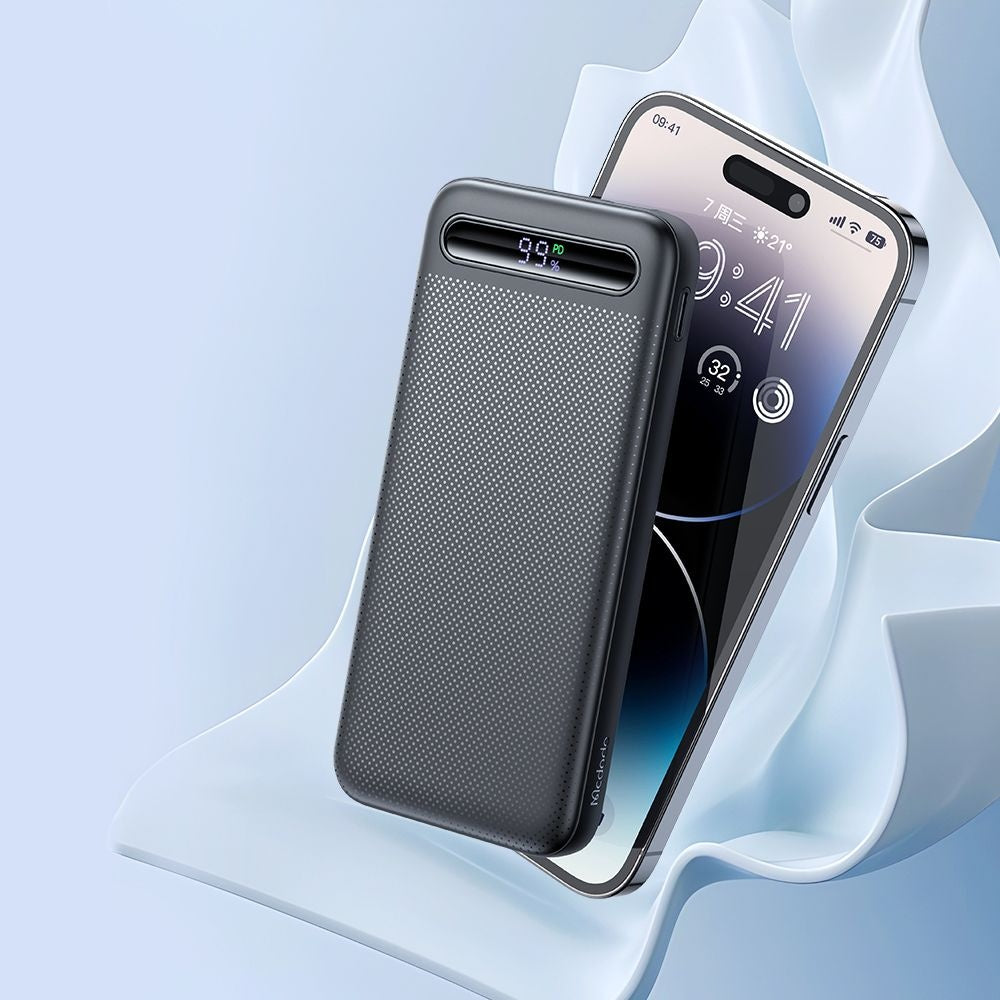 Baterie Externa McDodo MC-3881 Star, 10000mAh, 22.5W, QC + PD, 2 x USB-A - 1 x USB-C, Neagra
